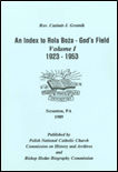 An Index to Rola Boza—God’s Field